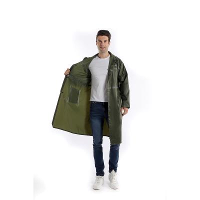 China Bachelor Raincoat Factory In Stock Poncho Rain Coat High Quality Reusable Waterproof Long Raincoat For Men Customized Logo Printed for sale