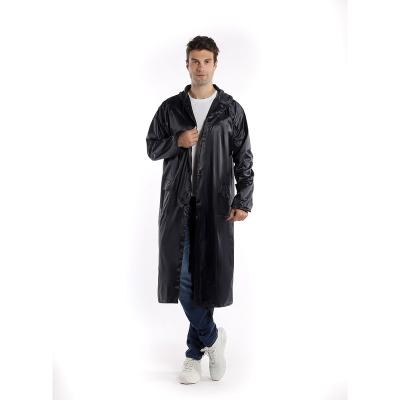 China Bachelor's Rainwear 100% Polyester Raincoat Durable Hooded Rainwear For Men And Women for sale