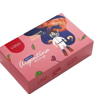 China Large Recycled Materials Standard Chinese Manufacturers Carefully Customized Christmas Boxes Gift Seafood Packaging Food Box for sale