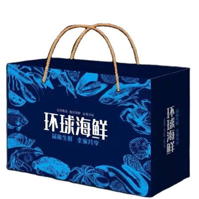 China Large Capacity Recycled Materials Chinese Manufacturers Carefully Customized Heater Electric Frozen Seafood Lunch Food Packaging Box for sale