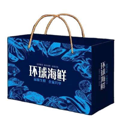 China Large Capacity Recycled Materials Chinese Manufacturers Carefully Customized Heater Electric Frozen Seafood Lunch Food Packaging Box for sale