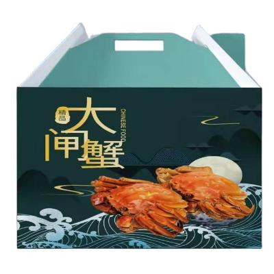 China Recycled Materials 2022 Manufacturers Carefully Customized Heater Electric Frozen Seafood Lunch Food Packaging Box for sale