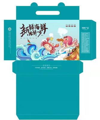 China Recycled Materials Capacity Manufacturers Carefully Customized Electric Frozen Lunch Heater Seafood Packaging Food Box for sale