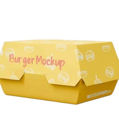 China Recyclable Flap Lid Packaging Cardboard Bespoke Magnetic Closure Makeup Ribbon Customized Hamburger Gift Box Customized Box for sale