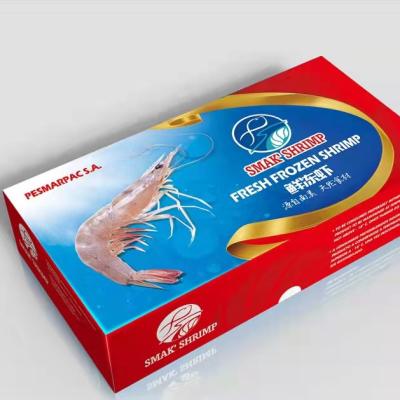 China Seafood Packaging Customized Takeway Delivery White Shrimp Seafood Packaging Food Box for sale