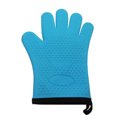 China High Grade Oven Mitt Pot Holder Silicone Oven Mitt Material Heat Resistant Waterproof Finger Gloves for Baking and BBQ for sale