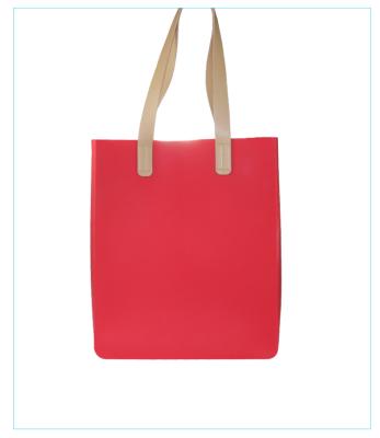 China Custom Rope Handle Silicone Beach Tote Bags For Women Large Handbag for sale