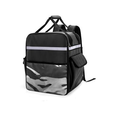 China Large Capacity Thermal Insulated Food Delivery Bag Backpack With Support Panel To Keep Warm Or Cold for sale