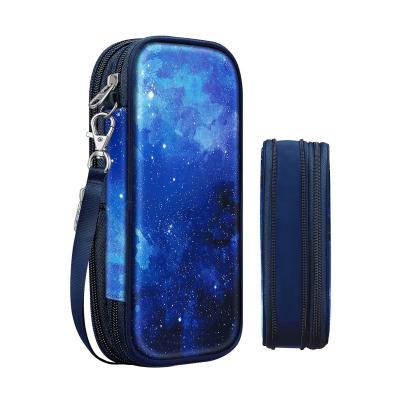 China Custom Pen Case Logo Printed Expandable Pen Case Pen Bags For Girls Boy for sale