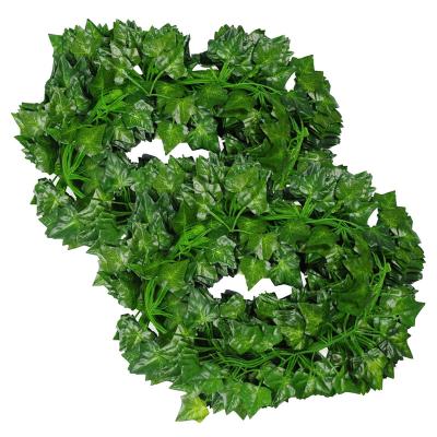 China CLASSIC High Quality 24 Stairs Artificial Vine Garland Foliage Hanging Leaf Plants 86 ft Lvy for sale