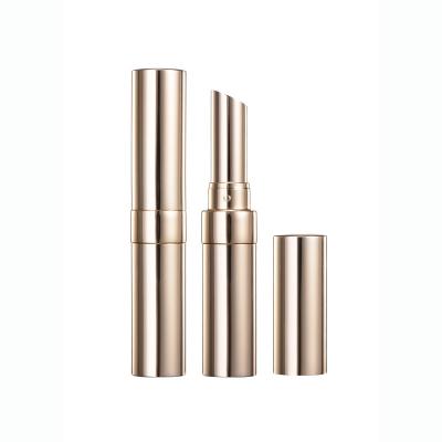 China HUIHO New Style Cosmetic Gold Aluminum Metallic Cosmetics Packaging Luxury Empty Lipstick Tubes Lipstick Container for sale