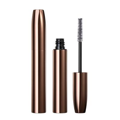 China New HUIHO Trends 6ml Cosmetic Packaging Luxury Gold Eyeliner Container Aluminum Empty Mascara Bottle With Brush for sale