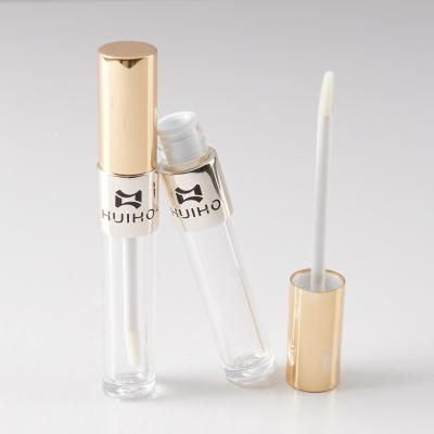 China New Trends DIY HUIHO Lip Gloss Fashion Cute Luxury Empty Lip Gloss Empty Tube Cosmetic Container Clear Clear Acrylic for sale