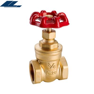 China General 1/2 - 4inch BSPT Thread Forged Kitz Valve Brass Gate Valve for sale