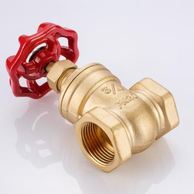 China General 2 Inch BSP Thread Forged Brass Gate Valve for sale