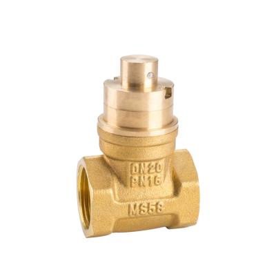 China General Best Selling Quality Chinese Thread Band Brass Latching Gate Valve For Water for sale