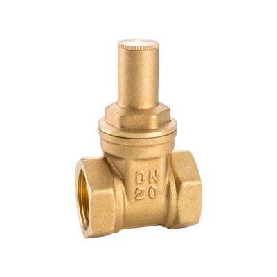 China General 200WOG / PN16 Forged Brass Gate Valve 4 Thread Water 3