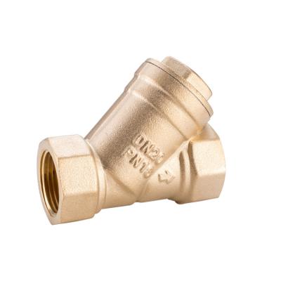 China General 1/2-4 Inch Female Thread Brass In Line Y Strainer Filter for sale