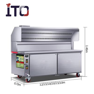 China Easily Assembled Mobile BBQ Industrial Kitchen Truck Pizza Air Stream Stainless Steel Fast Food Machine zu verkaufen