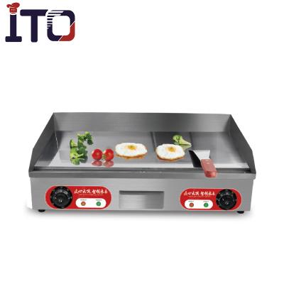 China New Design Commercial High Quality Hot Selling Stainless Steel Electric Griddle Machine for sale