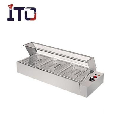 중국 Commercial Stainless Steel Electric Stainless Steel Table Top Bain Marie For Catering Equipment 판매용