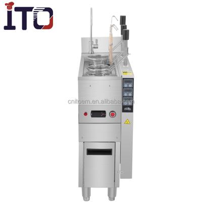 China Industrial JL-002Automatic stainless steel automatic pasta cooker (3 baskets) for sale