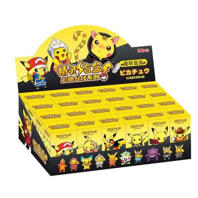 China Christmas Countdown Blind Box New arrival Creative Lovely Poke mon Blind Surprise Box Toys Anime Figures Pikachu Mystery Blind Box Keychain Bag Pendant for sale