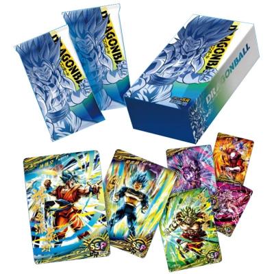 China Rare Dragon Ball Z TCG Cards For Collectible Dragon Ball Z Cards TCG Booster Box Super Saiyan Board Playing Game Cards Tanning Barrage Goku Figure Flash Cards for sale