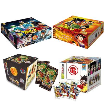 China Rare Dragon Ball Z TCG Cards For Collection Bronzing Dragon Ball Card Booster Box Rare Anime Son Goku Flash Card Packs Shining Game Battle Trading Card Kids Gift for sale