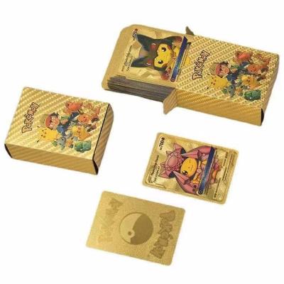 China Push Monday Battle Trade Playing Game Cards Gold Foil Push Monday TCG Colored Cards Push Monday Trading Card Game Charizard V Vmax GX Rare Push EX Monday Cards 10/27 /55/110PCS for sale