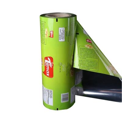 China Custom Wholesale Moisture Proof Food Wrapping Film Aluminum Plastic Printed Laminated Wrapping Film Roll for sale