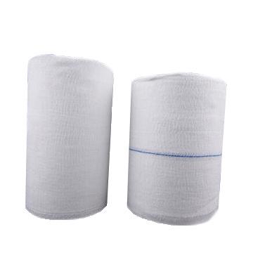 China Eco-friendly Hydrophilic Medical Organic White Wholesale Cotton Gauze Fabric Roll For Hospital Dressing 100% Cotton Elephant Rolls Large for sale