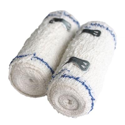 China Wholesaler Hot Sale Eco - Friendly Bandage Bleached White Cotton Crepe / Spandex With Max Width From 5 To 20cm for sale