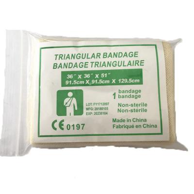 China Eco-friendly Hot Selling Surgical Triangular Bandage With Good Quality For Medical for sale