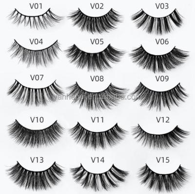 China 3d Fake Wholesale Natural Mink Eyelashes Custom Mink Eyelashes To Become Beautiful Eyelashes for sale