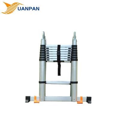 China Folding Ladders Folding Step Manufacturers Aluminum One-Frame Universal Telescopic Ladder Telescopische Manual Ladder for sale