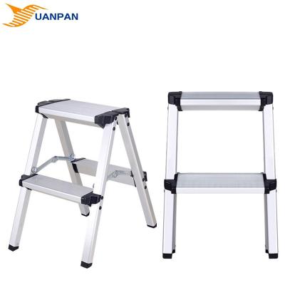 China Werner Scaffolding Heavy Duty Aluminum Cage Ladders 2 Step Ladder Folding Ladders For Home Kitchen Using for sale