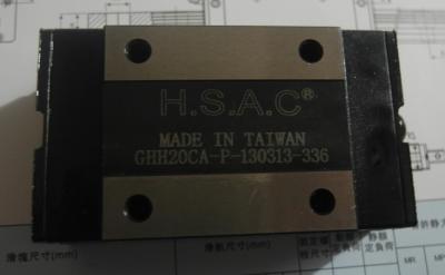 China Supporting HSAC steel brand GH20 linear guideway with GHH20 square block imported from Taiwan for sale