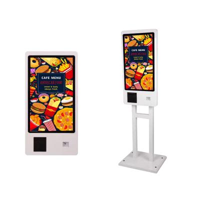 China SDK 24 27 Customizable 32 Inch Floor System Touch Screen Self Service Restaurant Menu POS Digital Order Order Kiosk for sale