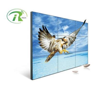 China Indoor Ultra Thin Bezel LCD Video Wall 65 Inch Customized Splicing Touch Screen For Bank for sale