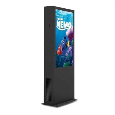 China 65 Inch Outdoor Totem Double Sided LCD Monitor Outdoor Advertising Digital Signage Screens for sale