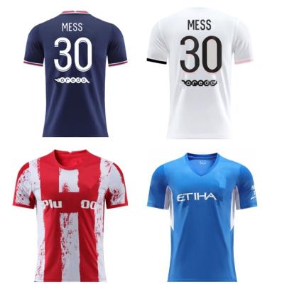 China Shirts & Main 2022 new season high quality polyester to custom design sublimation print thai football quality uniform football singlet for sale