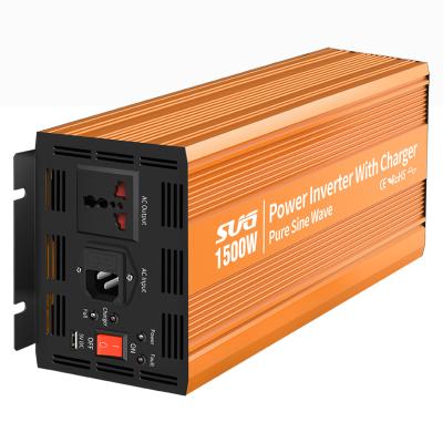 China Solar System 24V 120V Pure Sine Wave Inverter Charger 1.5kw 2kw 3kw 48V 220V AC High Frequency Inverters for sale