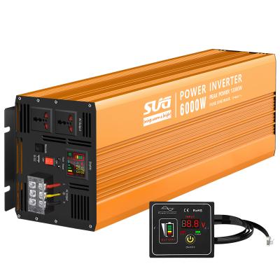 China Home Pure Sine Wave Inverter 48V 110V 220V Solar Panel Inverter Solar Power System Factory Directly 6000W 7000w for sale