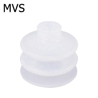 China Construction worksÂ   Pneumatic White Vacuum Chuck In Material Handling Equipment Silicone Multi Layer Large Head And Vacuum Suction Cup In Robot Arm for sale