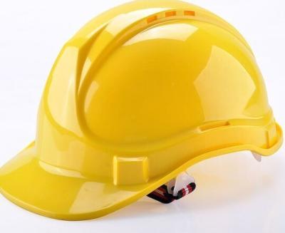 China 2018 popular style CE standard work safety helmet yellow color construction hard hat in lowest price for sale