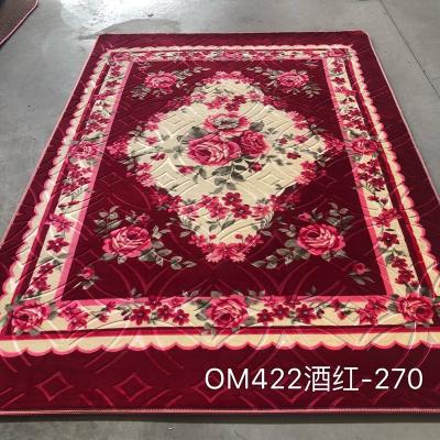 China Jacquard Mink Embossed 3d Flooring Carpets For Home for sale