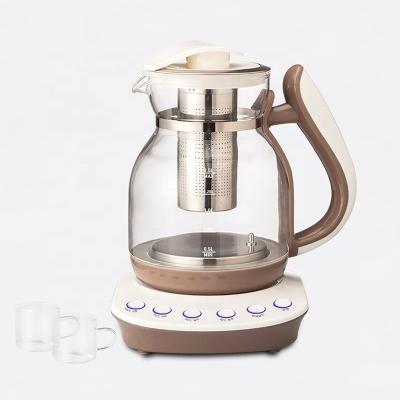 China Stylish Electric 360 Degree Rotation Base Water Kettle for Hot Water/Tea/Coffee, Digital Glass Kettle with Temperature Setting and Boxili Tea Strainer for sale