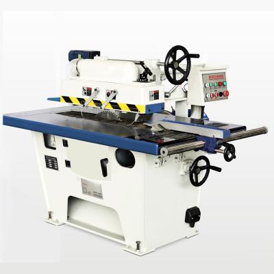 China Horizontal Automatic Wood Cutting Machine Woodworking Single Ripping Saw Machine for sale