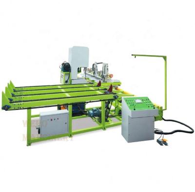 China VERTICAL Guide Carriage Linear Wood Log Sawmill Vertical Bandsaw Mill Machine for sale